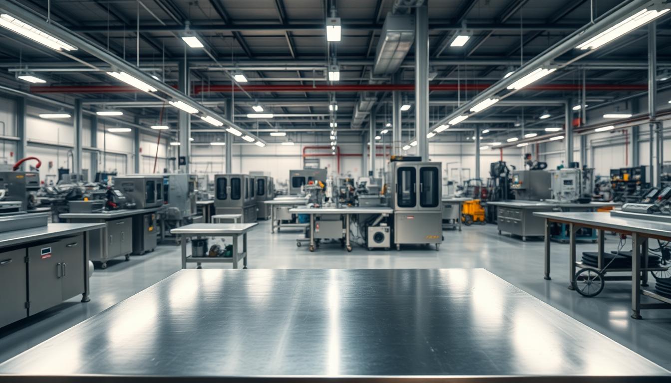 Aplicações de mesas de inox em indústrias