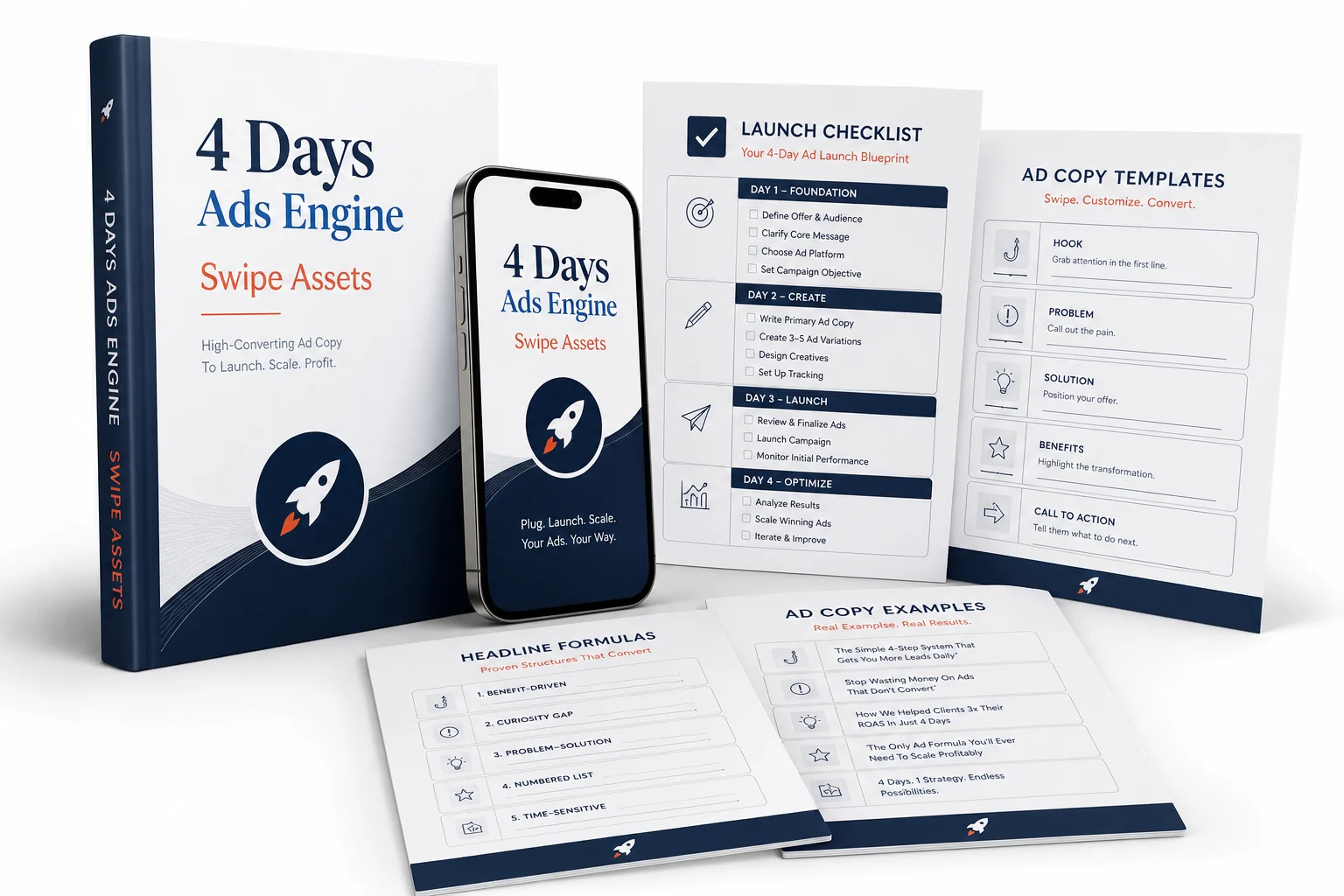 4 Days Ads Engine Swipe Assets mockup