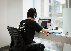 Students learning together