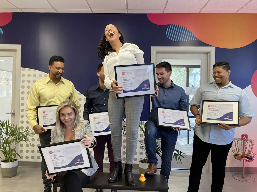 Students learning together