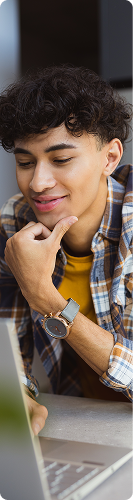 Developer working on project