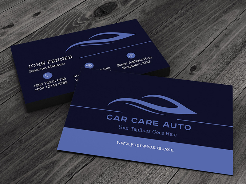 Car Detailing Business Cards - Custom Print