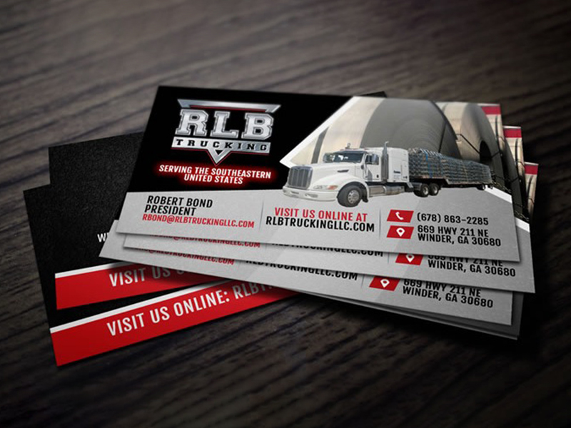 Trucking Business Cards - Custom Print