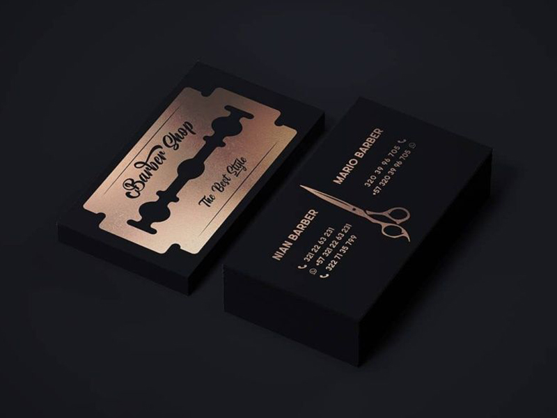 Barber Shop Business Cards - Professional Designs