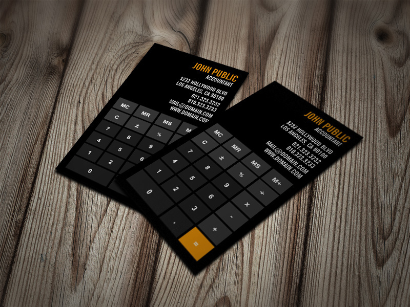 Accounting Business Cards - Professional Designs