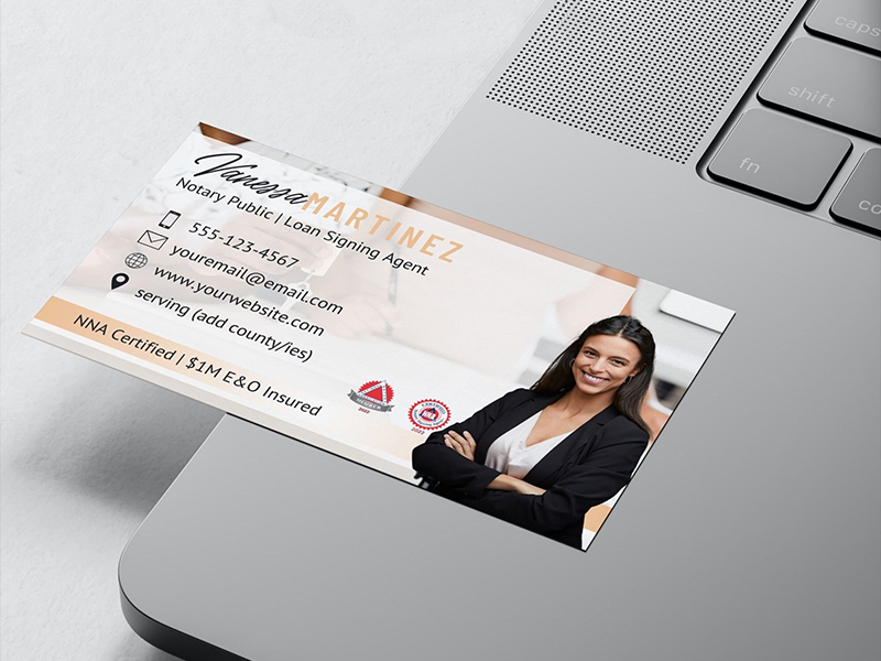 Loan Signing Agent Business Cards - Custom Print