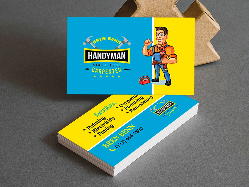 Handyman Business Cards - Custom Print