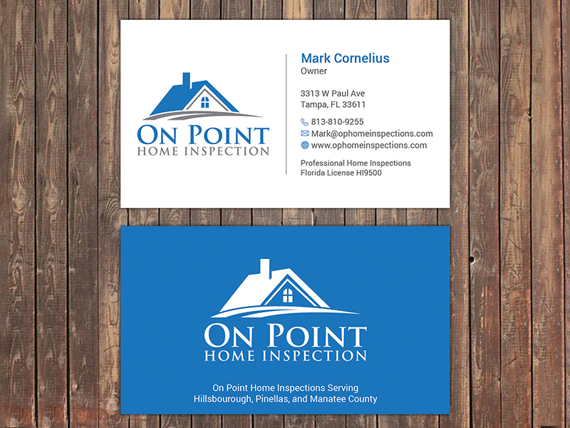 Home Inspector Business Cards - Custom Print