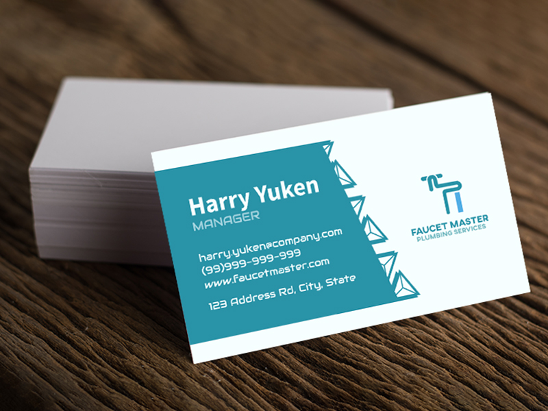 Plumber Business Cards - Custom Print