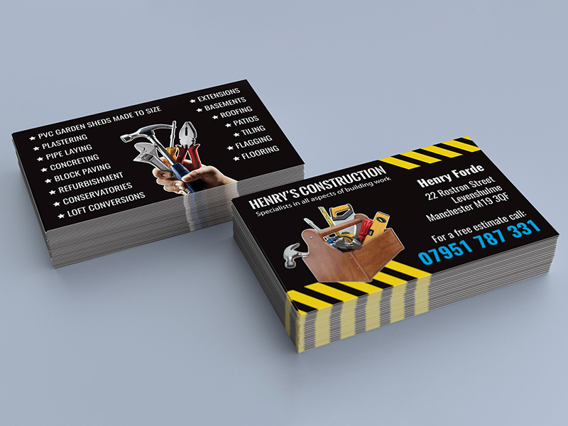 Remodeling Business Cards Ideas - Unique Designs