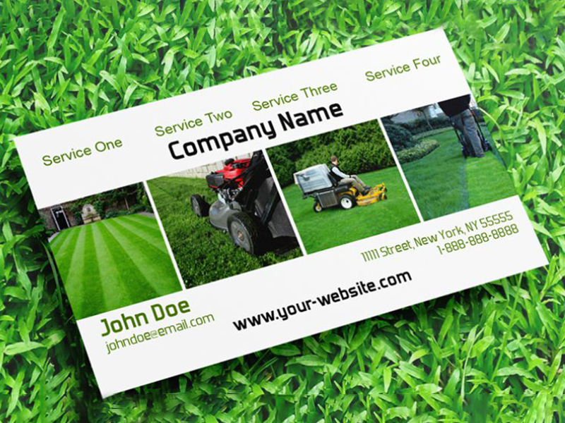 Landscaping Business Cards - Professional Designs