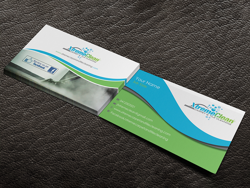 Carpet Cleaning Business Cards - Custom Print