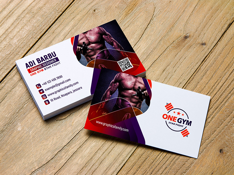 Fitness Business Cards - Professional Designs