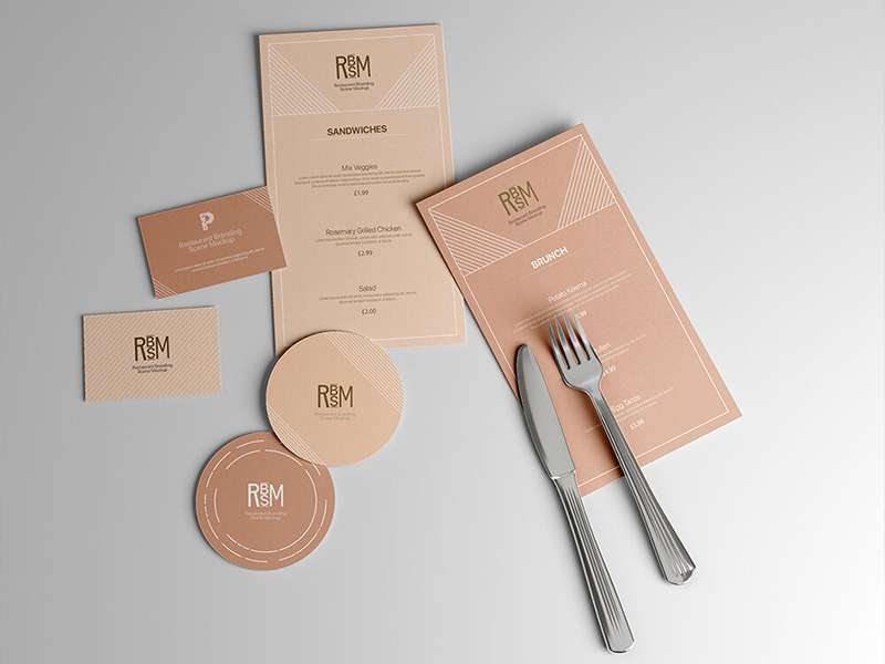 Restaurant Business Cards - Custom Designs