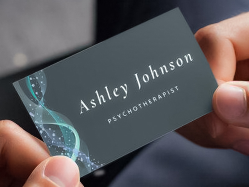 Psychotherapist Business Cards - Custom Print