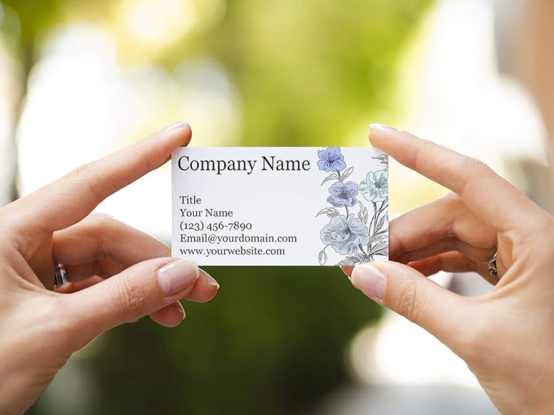 Floral Business Cards - Professional Designs