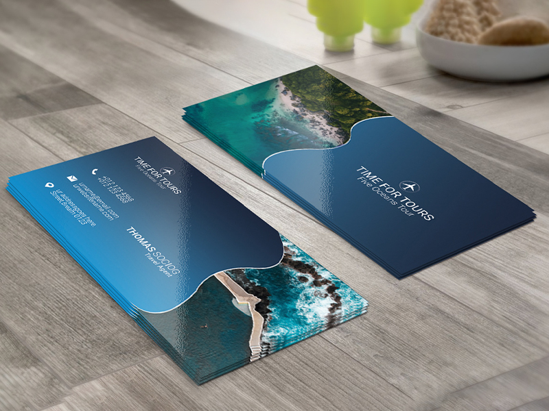 Travel Agency Business Cards - Professional Designs