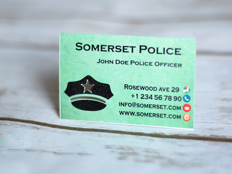 Police Business Cards - Professional Designs