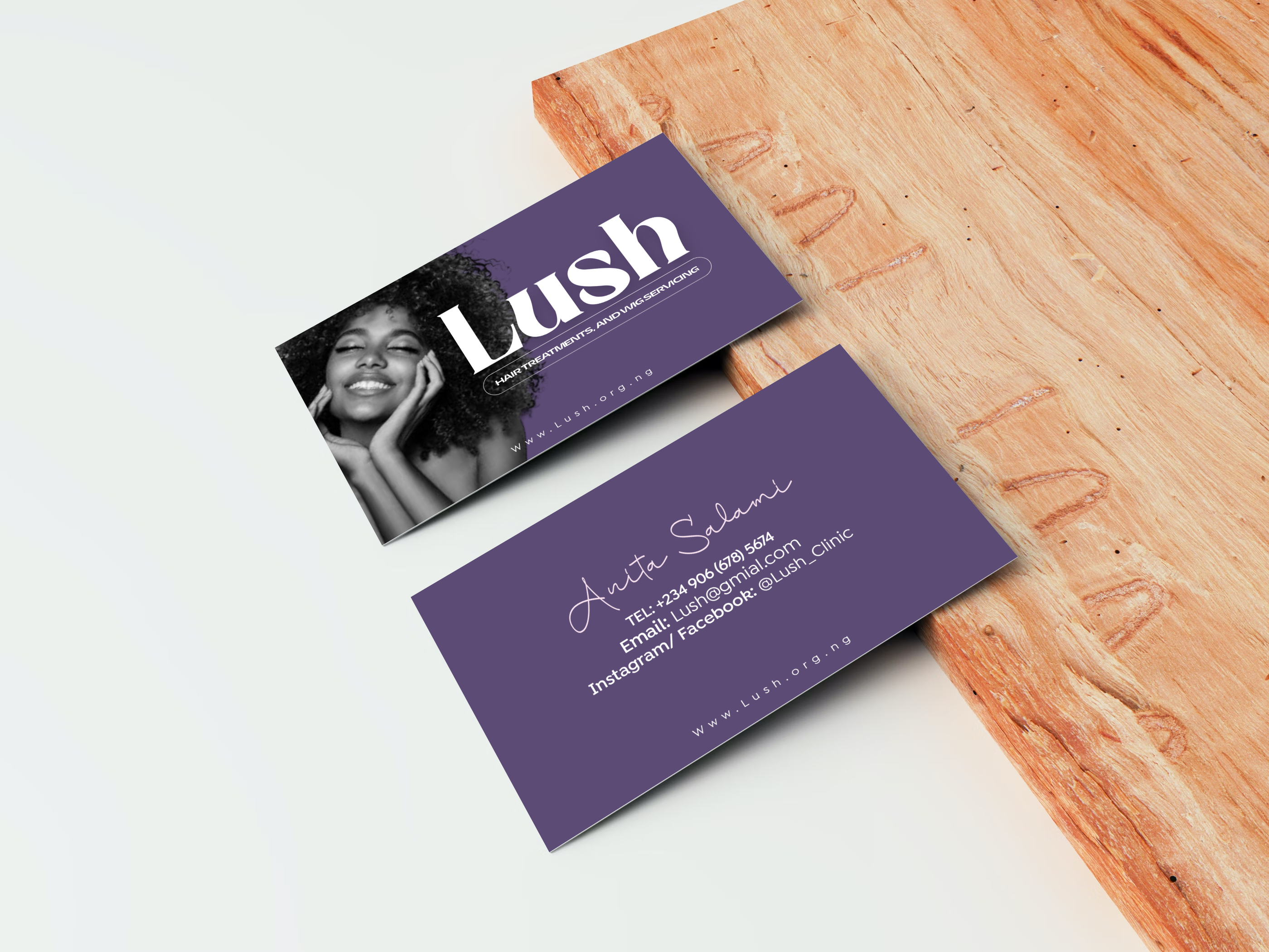 esthetician business cards