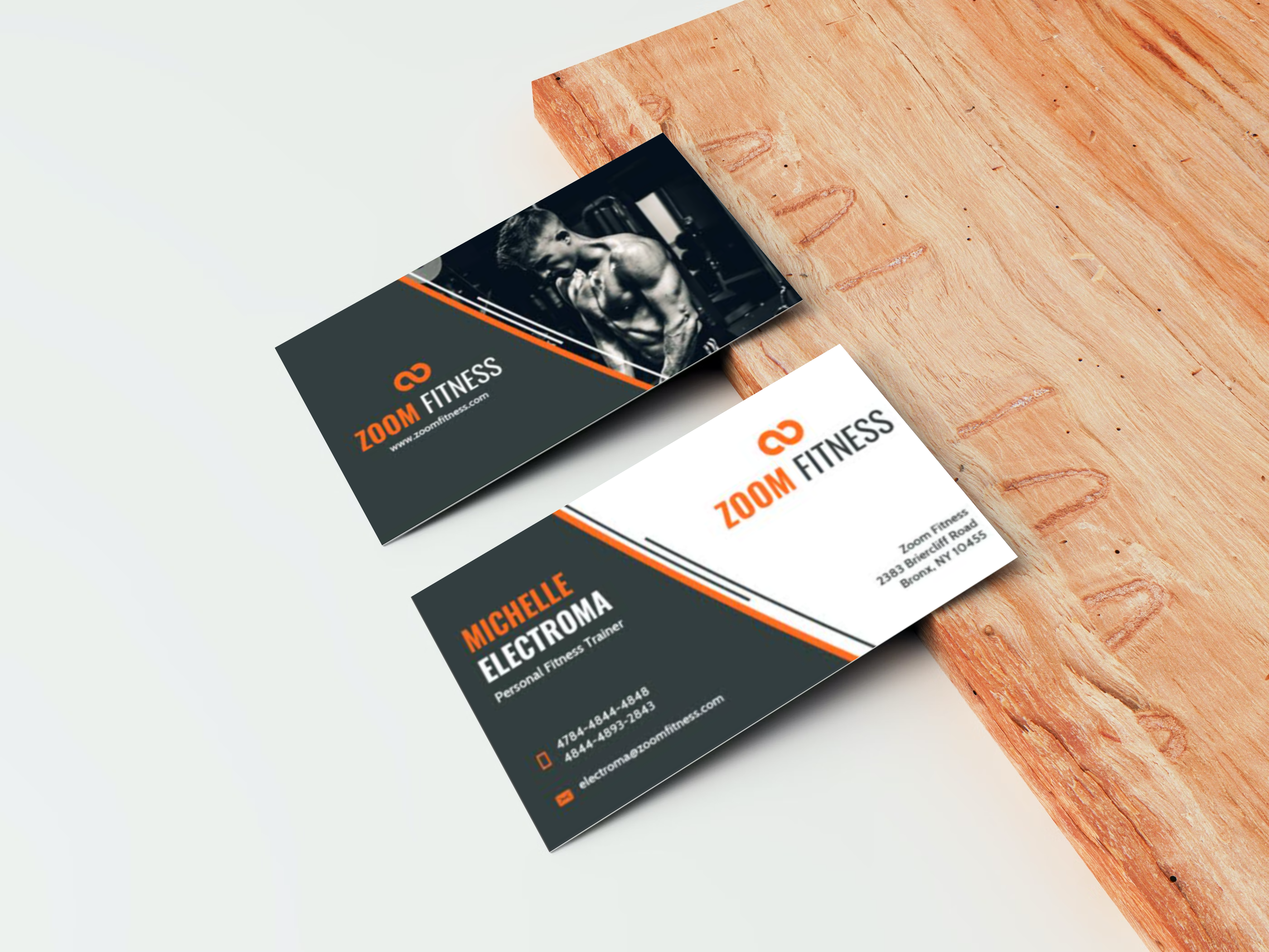 unique personal trainer business cards