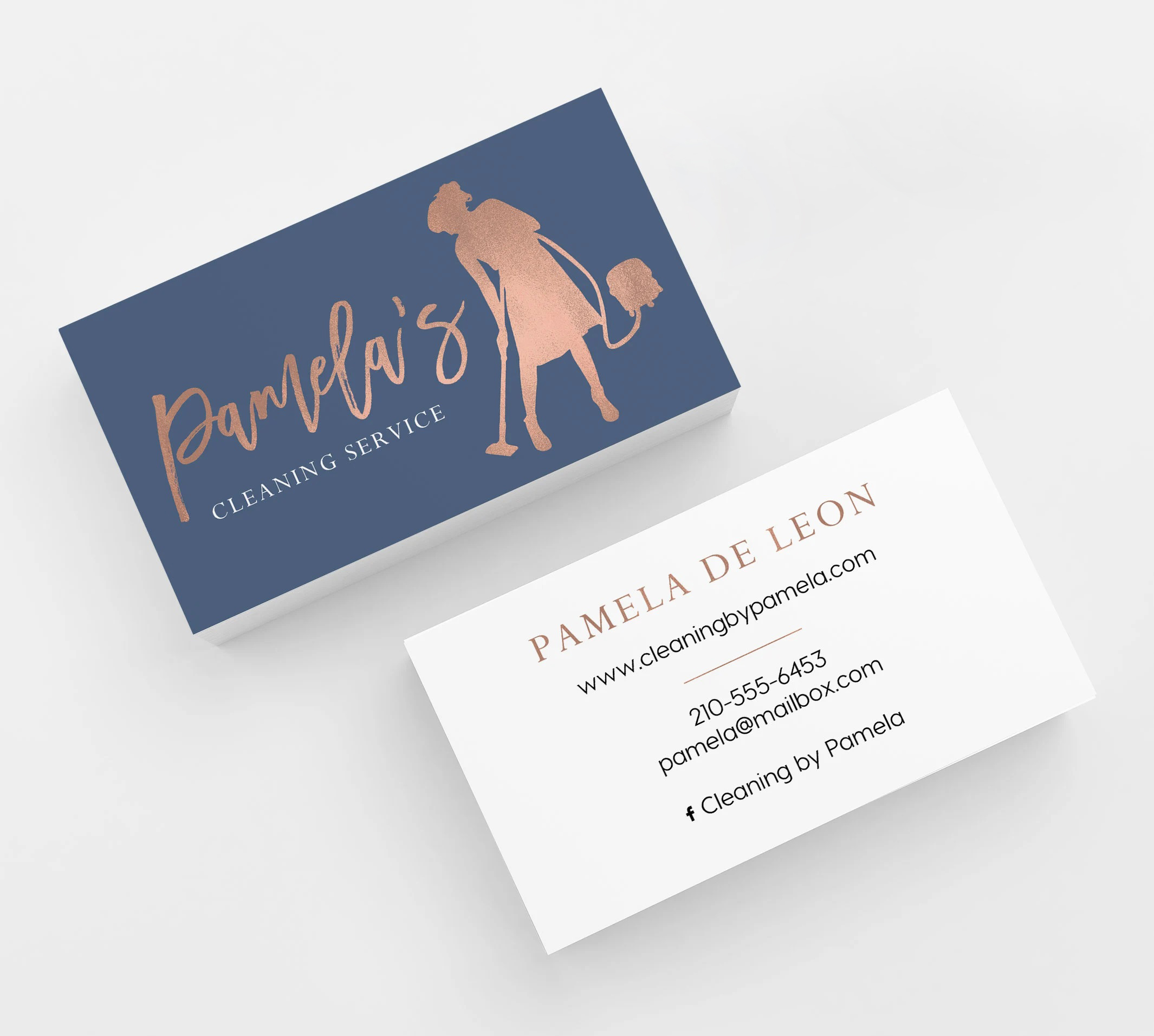 cleaning service business cards ideas