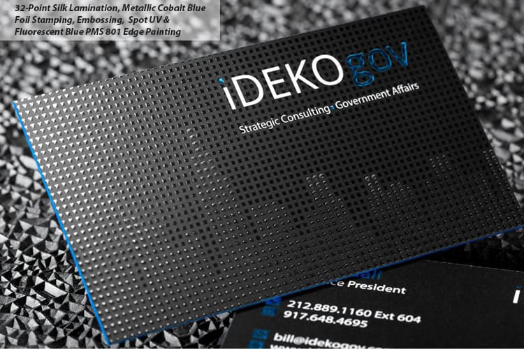 What Are Embossed Gloss Business Cards?