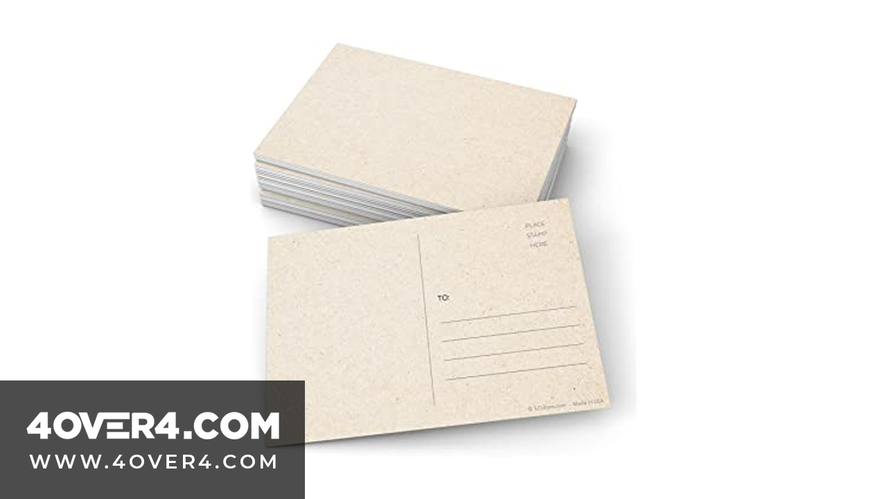 Beautiful Ultra-Thick Kraft Postcards