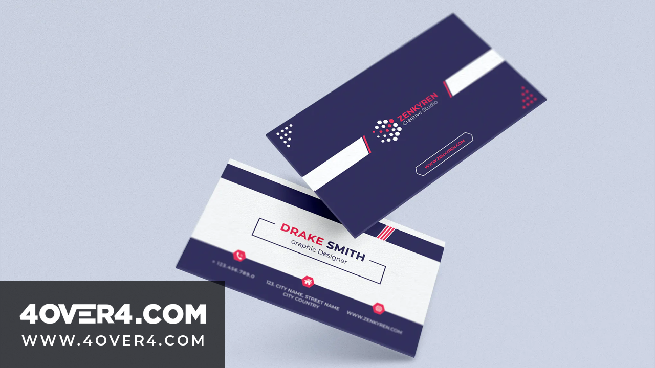 visiting card design for graphic designer