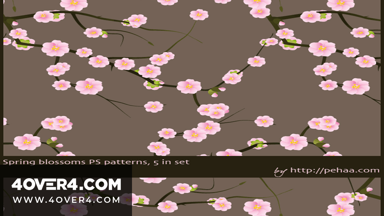 10 Spring PSD Patterns for Free Download