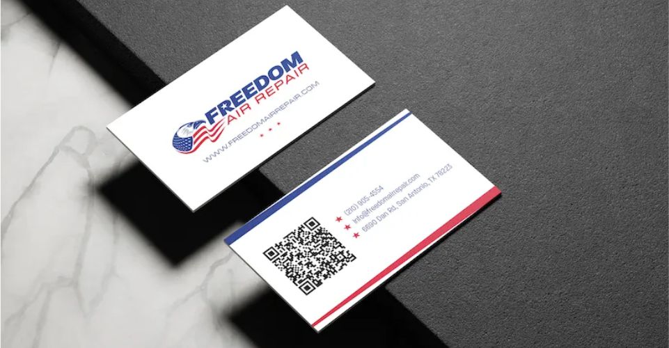 hvac business card ideas