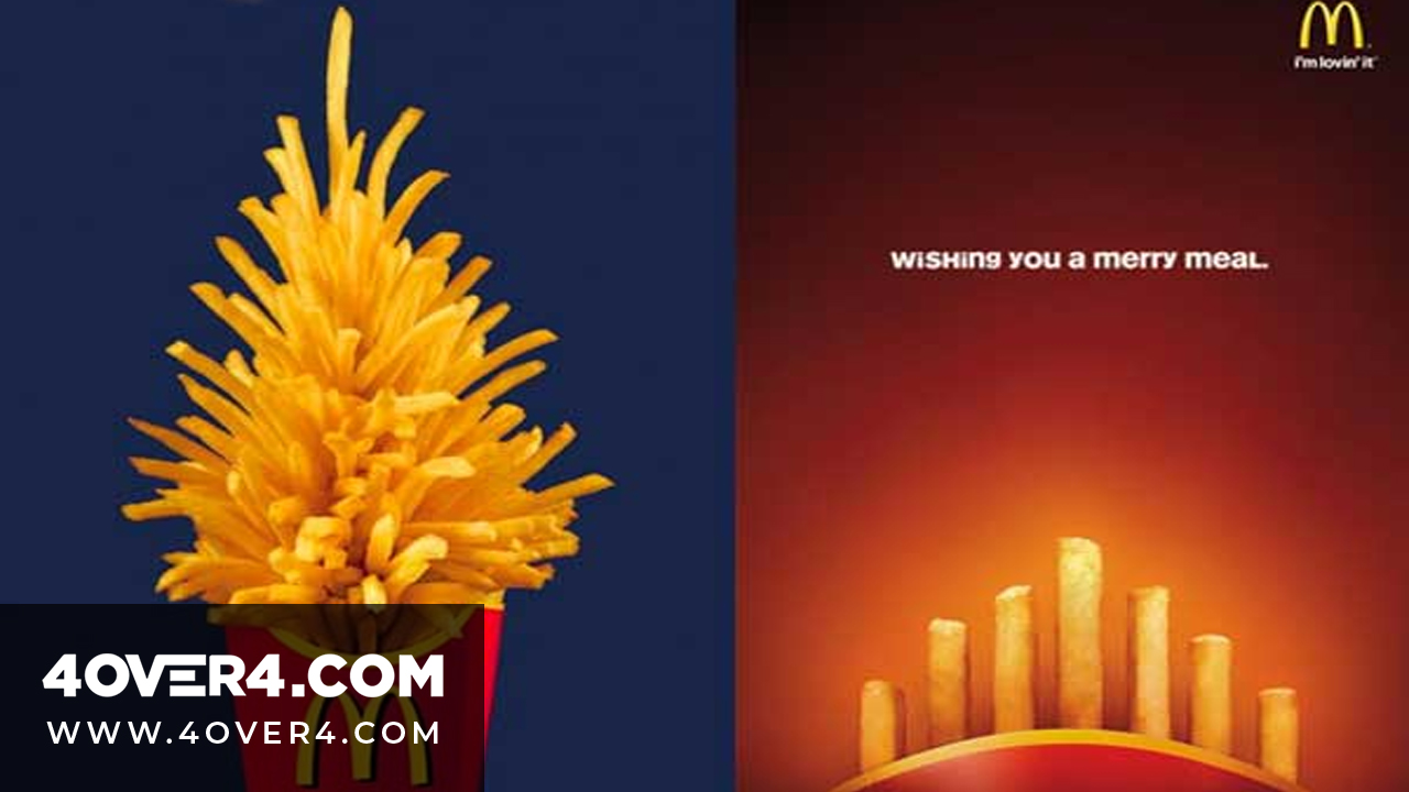 Holiday Print Ads and Christmas Trees Made of Things