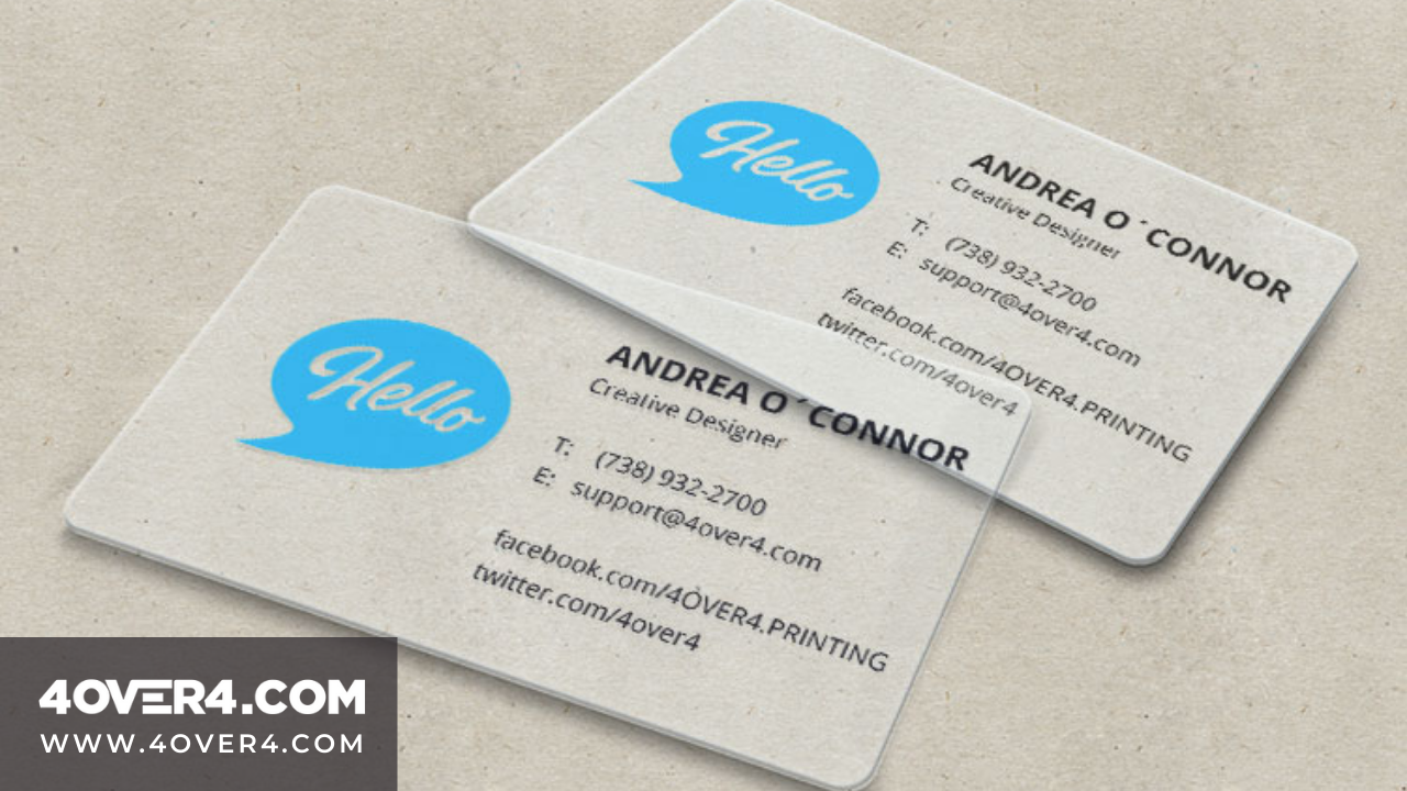 6 Plastic Business Cards To Create High Impact First Impression