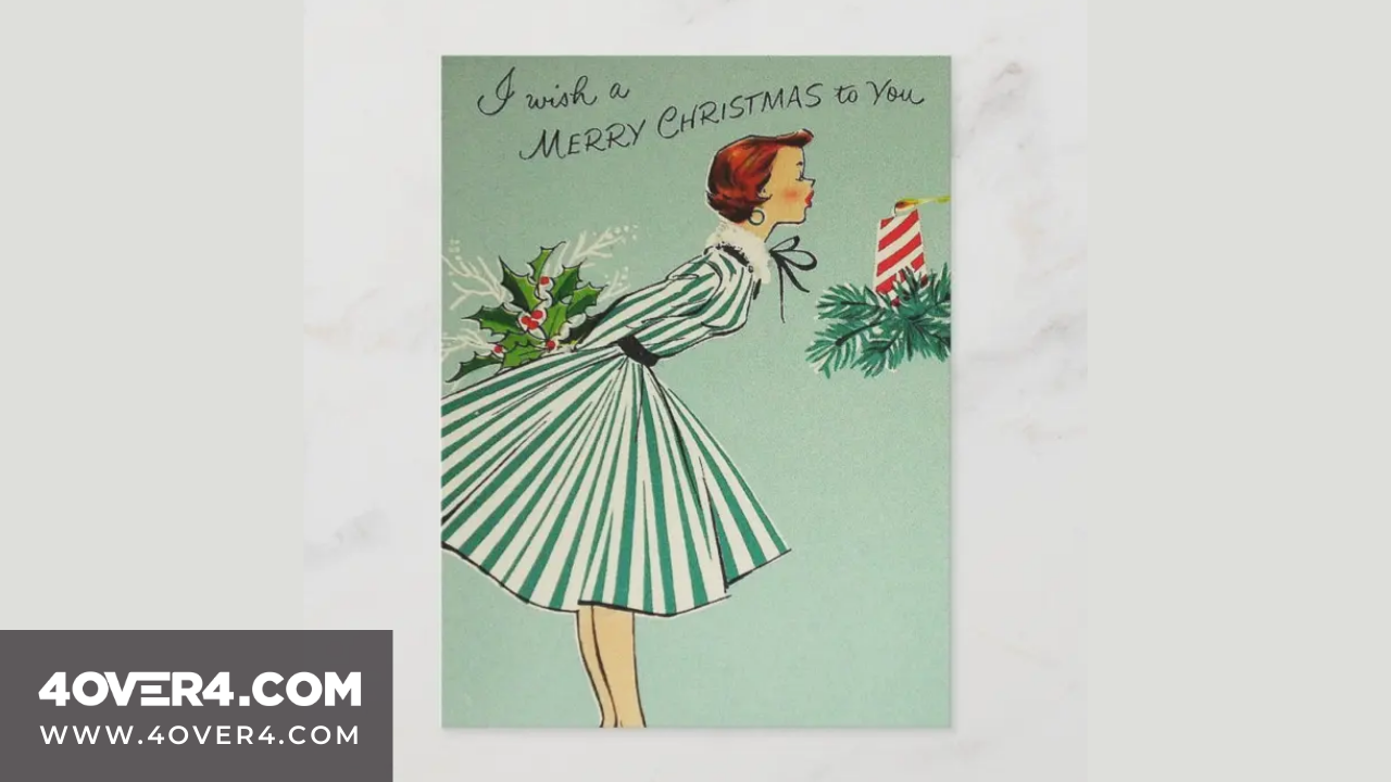 10 Beautiful Vintage Christmas Cards