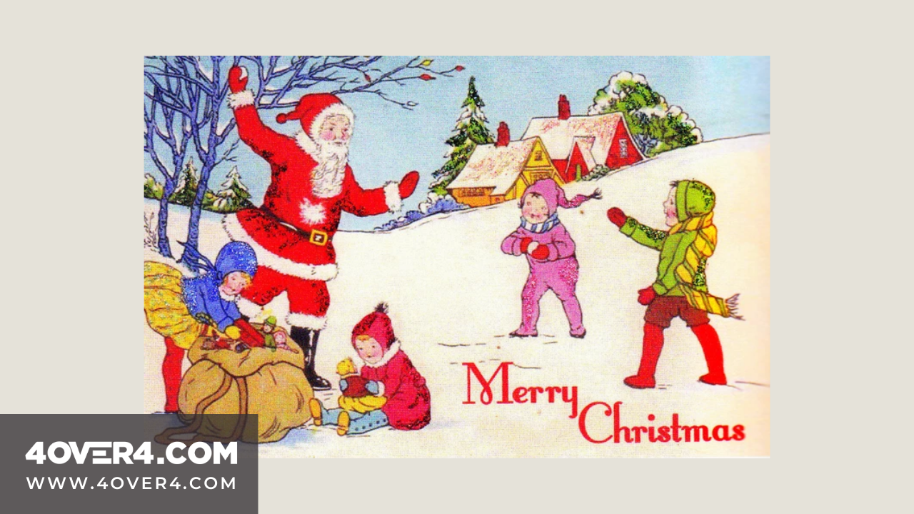 10 Beautiful Vintage Christmas Cards