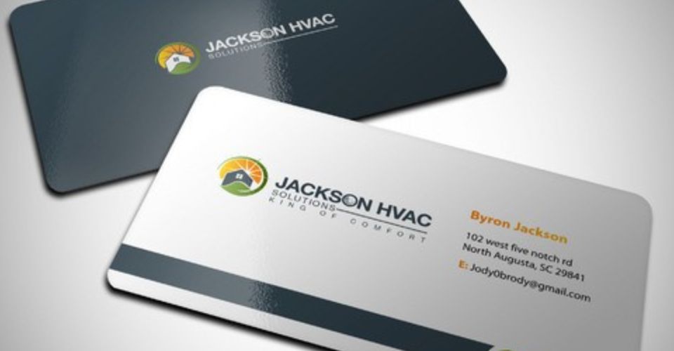 HVAC Business Card Ideas