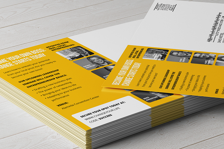 eye catching brochure