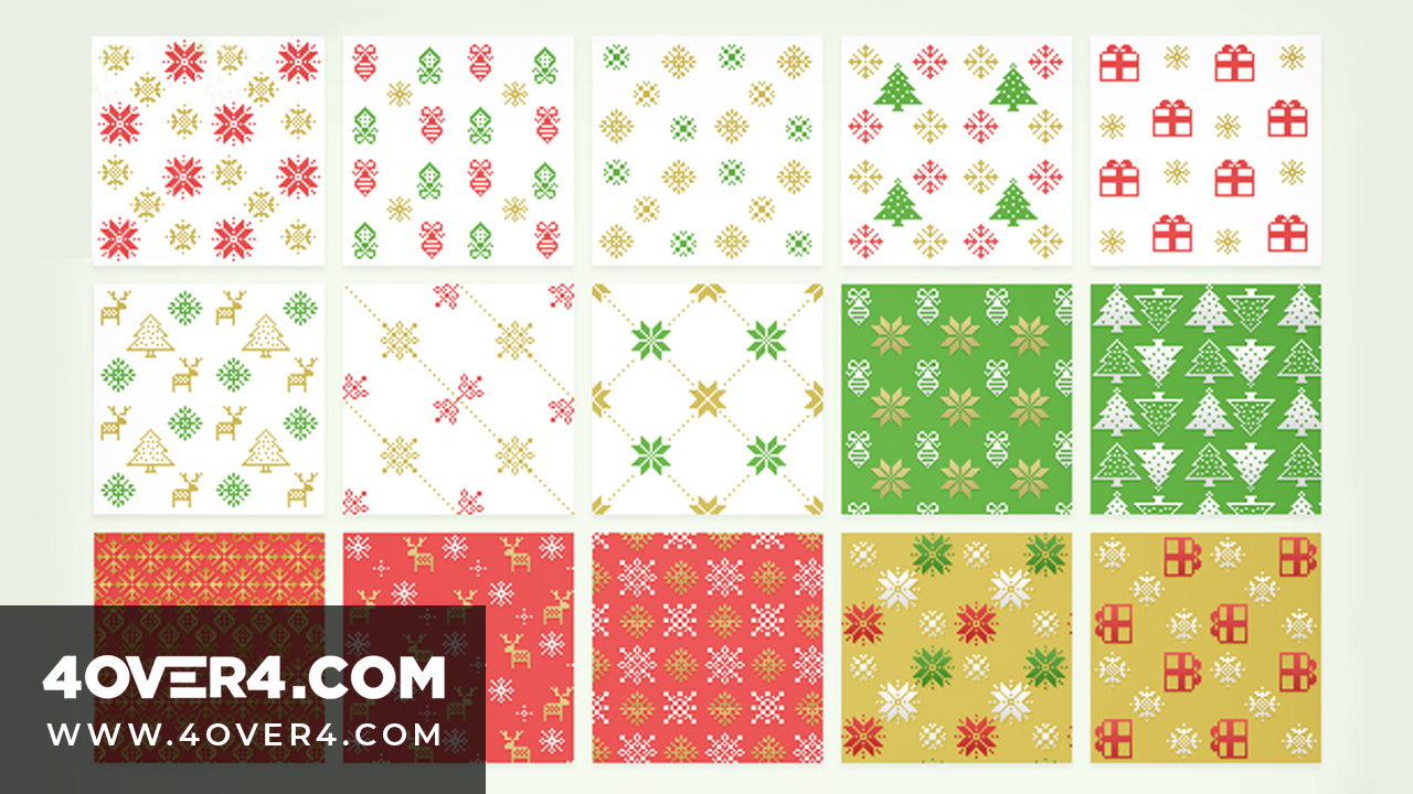 10 Free PSD Holiday Patterns to Spice Up Your Project