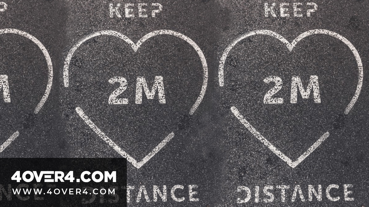 Keep A Distinct Yet Loving Distance Using Custom Floor Graphics