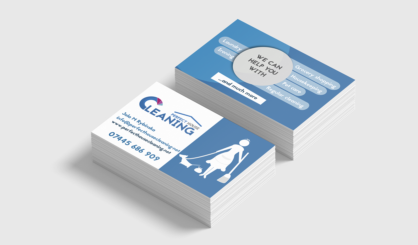cleaning business cards ideas