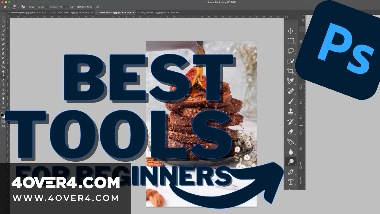 How to Use the Best &amp; Basic Photoshop Tools  for Beginners [Video Tutorials]