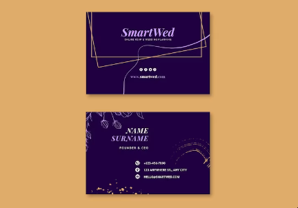 event planner business cards