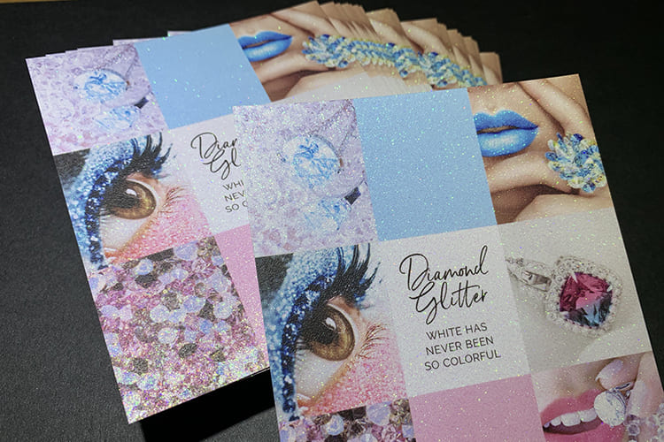 How To Make Glitter Business Card