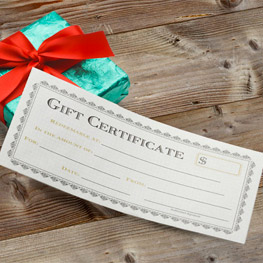 Gift Certificates