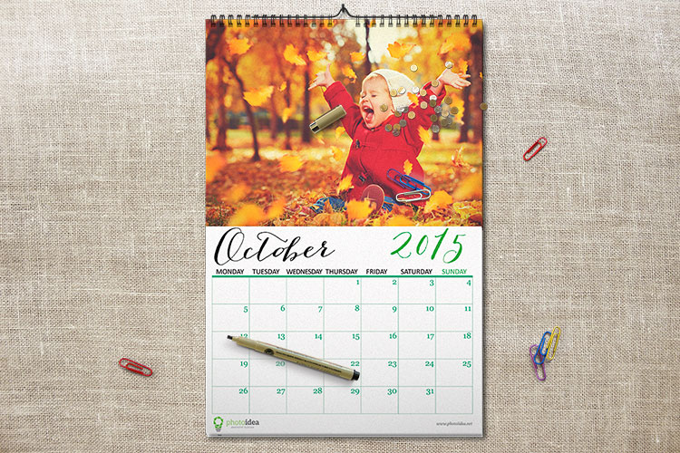 Custom Wire O Coil Calendar Printing