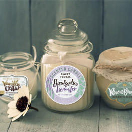 Premium Candle Labels