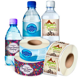 Roll Water Bottle Labels