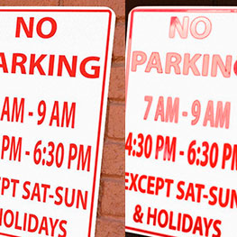 Reflective Aluminum Signs