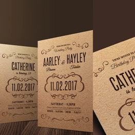 Kraft Invitations