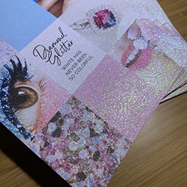 Glitter Postcards