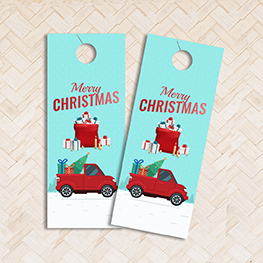 Christmas Truck Door Hanger